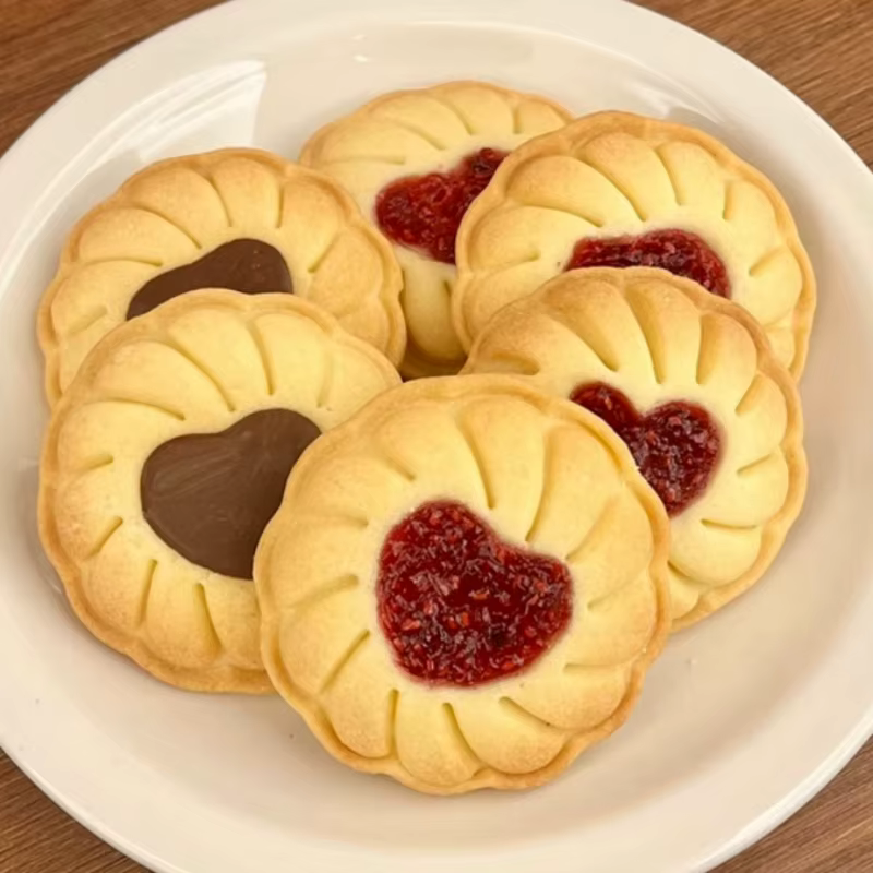 Moules à biscuits 3d pour Sandwich à confiture de fleurs