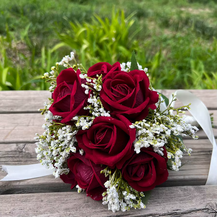 Roses artificielles Bouquet de fleurs