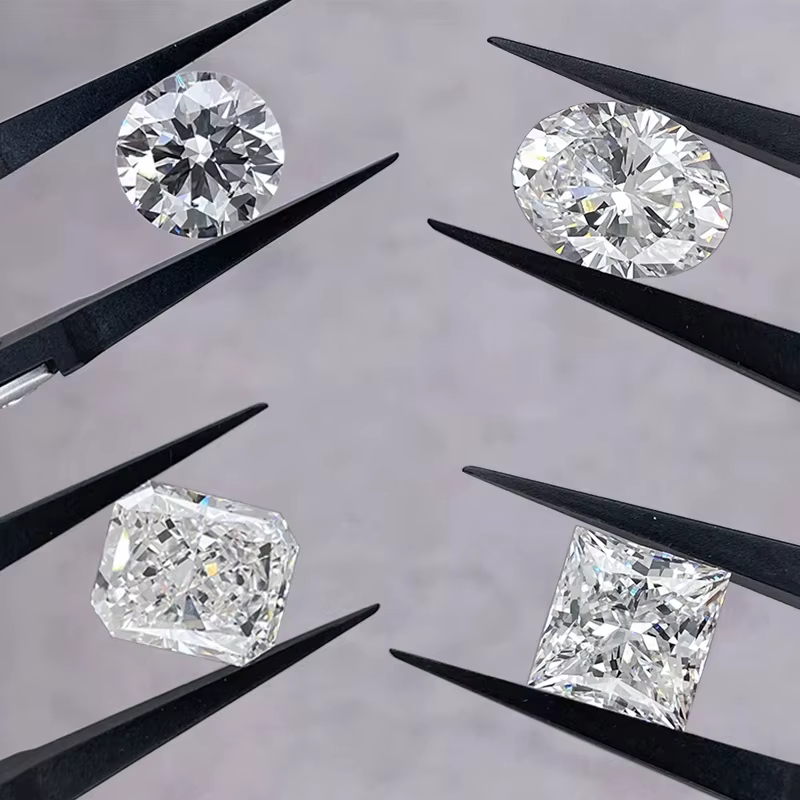 Diamants synthétiques de laboratoire CVD HPHT de 0