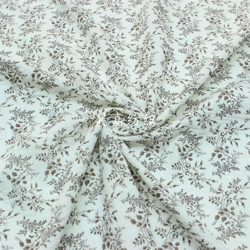 Tissu en gaze de coton double couche