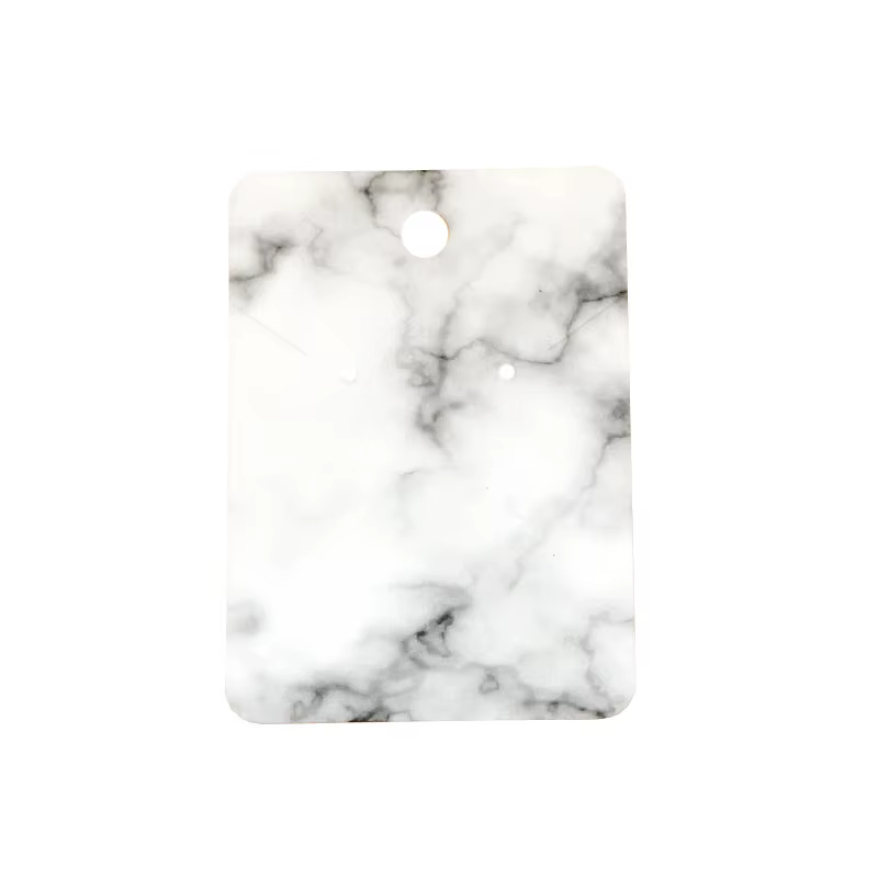 Présentoir de boucles d'oreilles en carton coloré