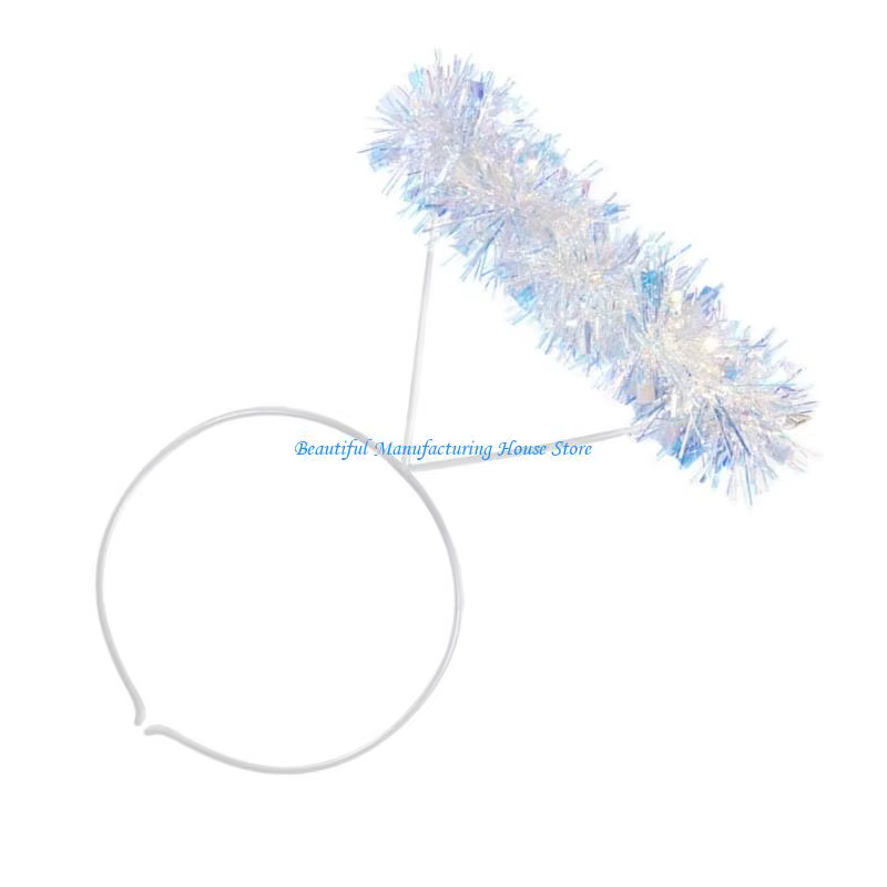 Costume d'ange E56A, aile d'ange bandeau Halos