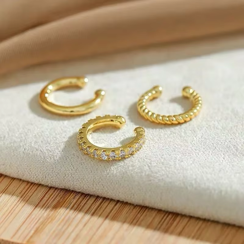 LATS Clips boucles d'oreilles pour femmes unisexe minimaliste mode Cartilage cerceau