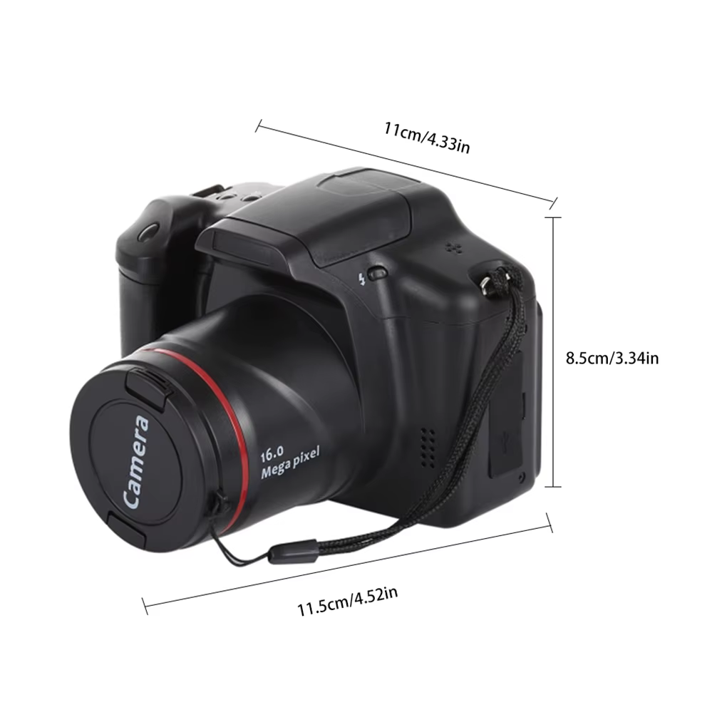 Appareil photo numérique vidéo photographie caméscope caméras Zoom 16X 4K téléobjectif Rechargeable sans miroir