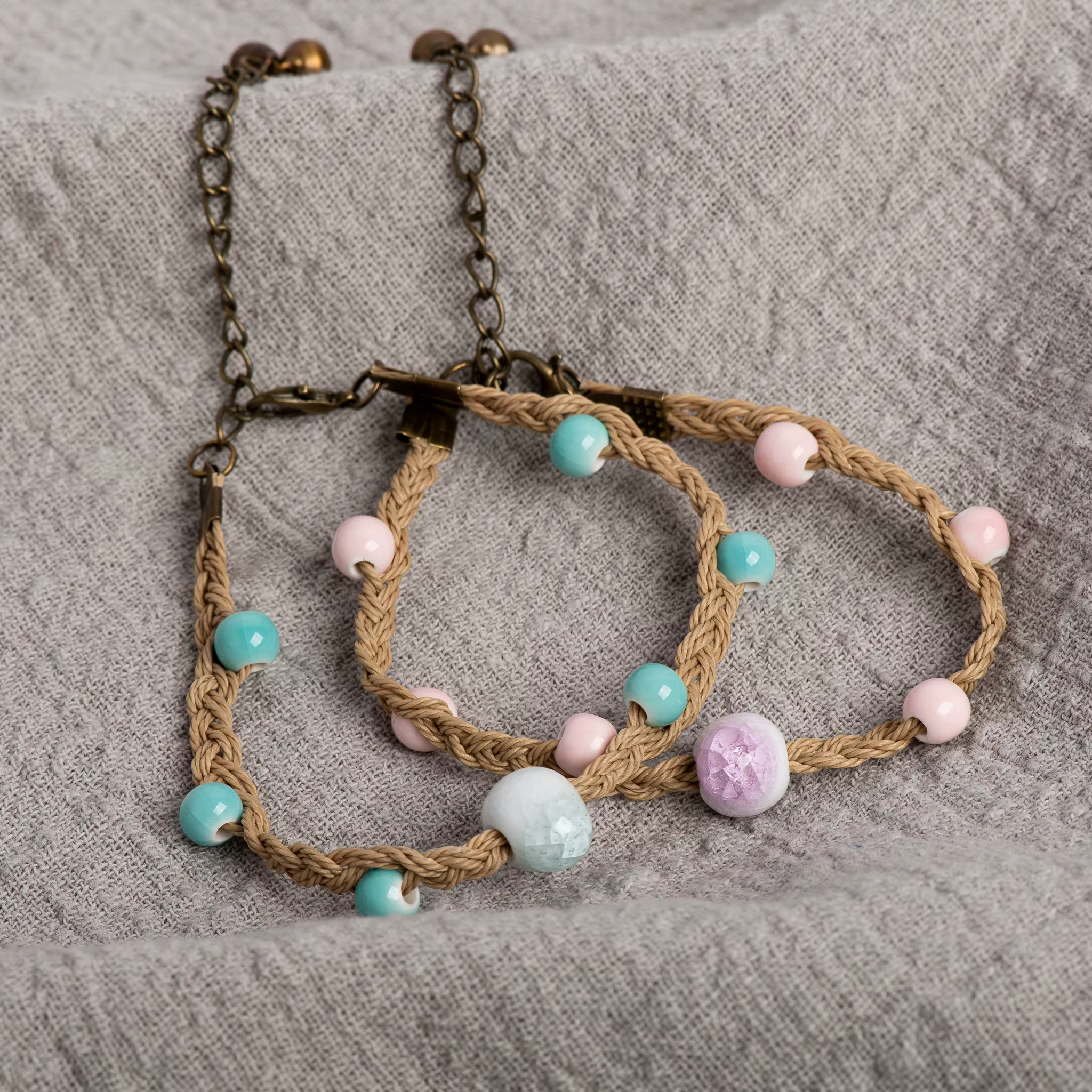 Bracelet Tressé à Nministériels d en Céramique