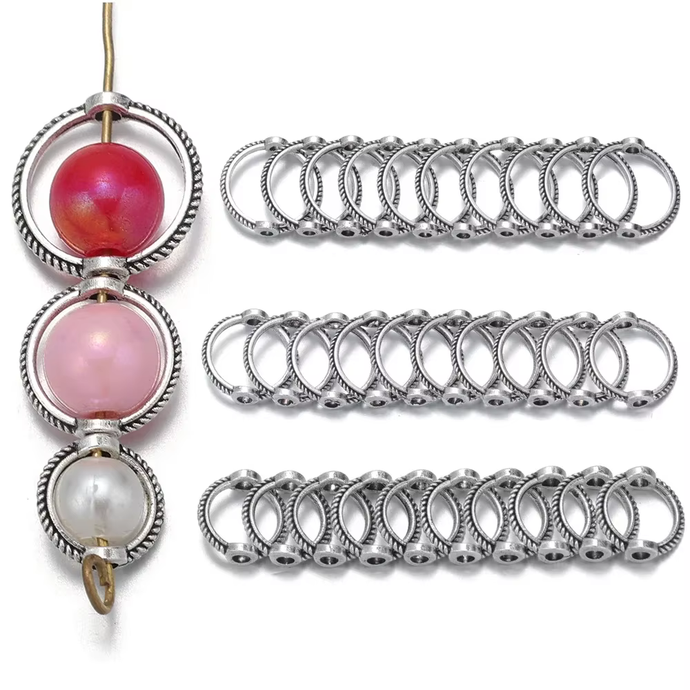 Perles d'Espacement Vintage pour Bijoux