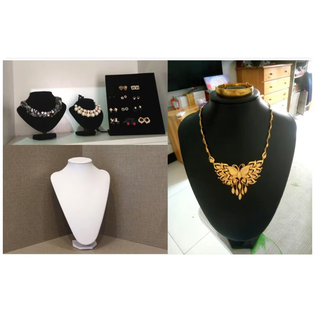 Présentoirs de buste présentoir de bijoux Mini chevalet de collier