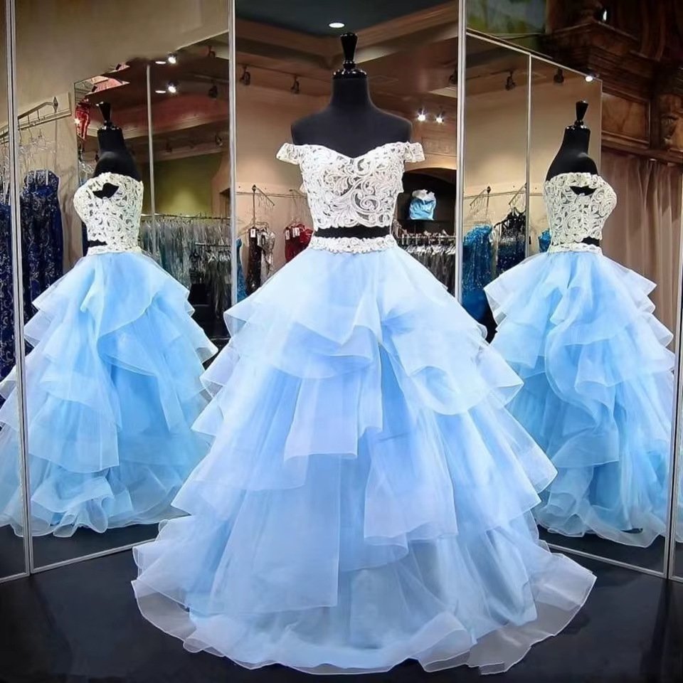 Robes de soirée bleu clair 2026 Femmes