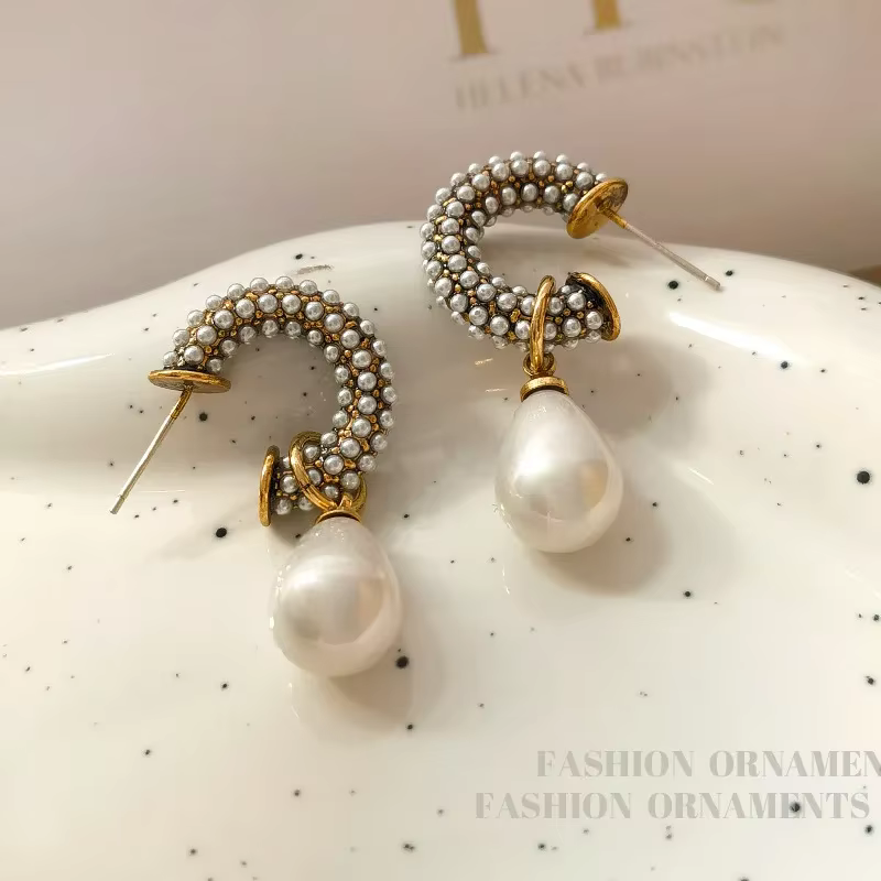 Boucles d'oreilles en forme de larme pour femmes