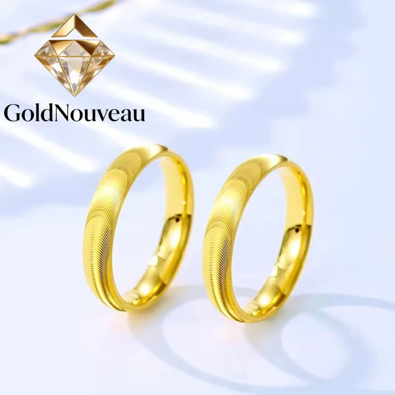 Bague œil-de-chat en or pur 24 carats AU999 de haute qualité GoldNouveau