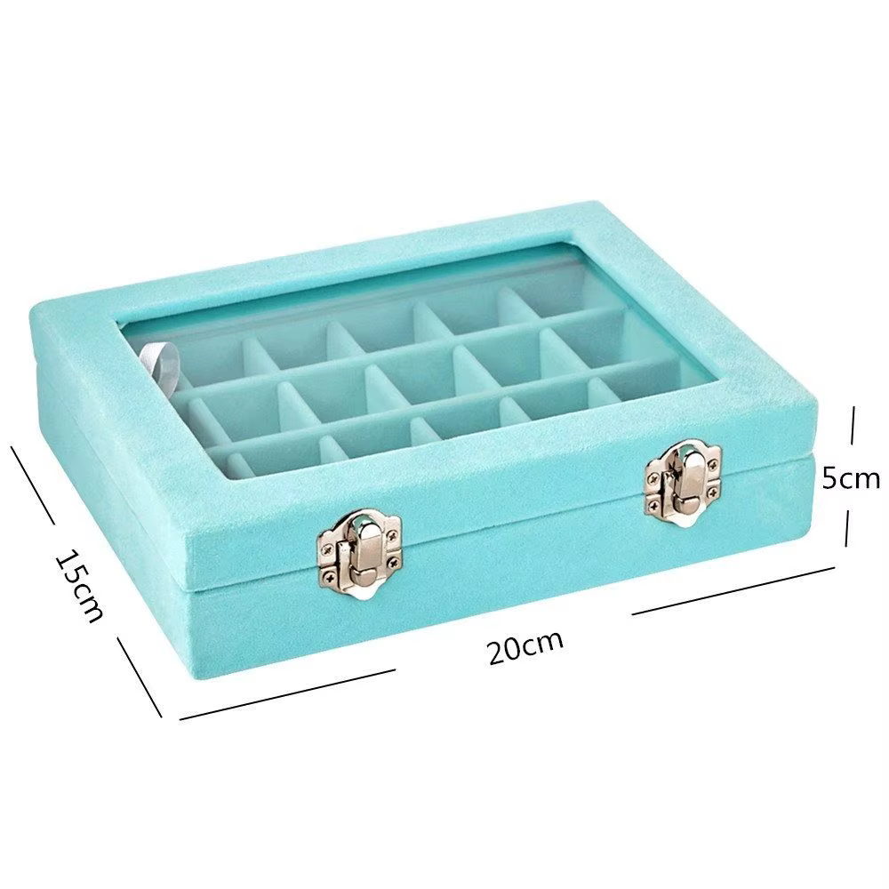Boîte à matiques en velours portable