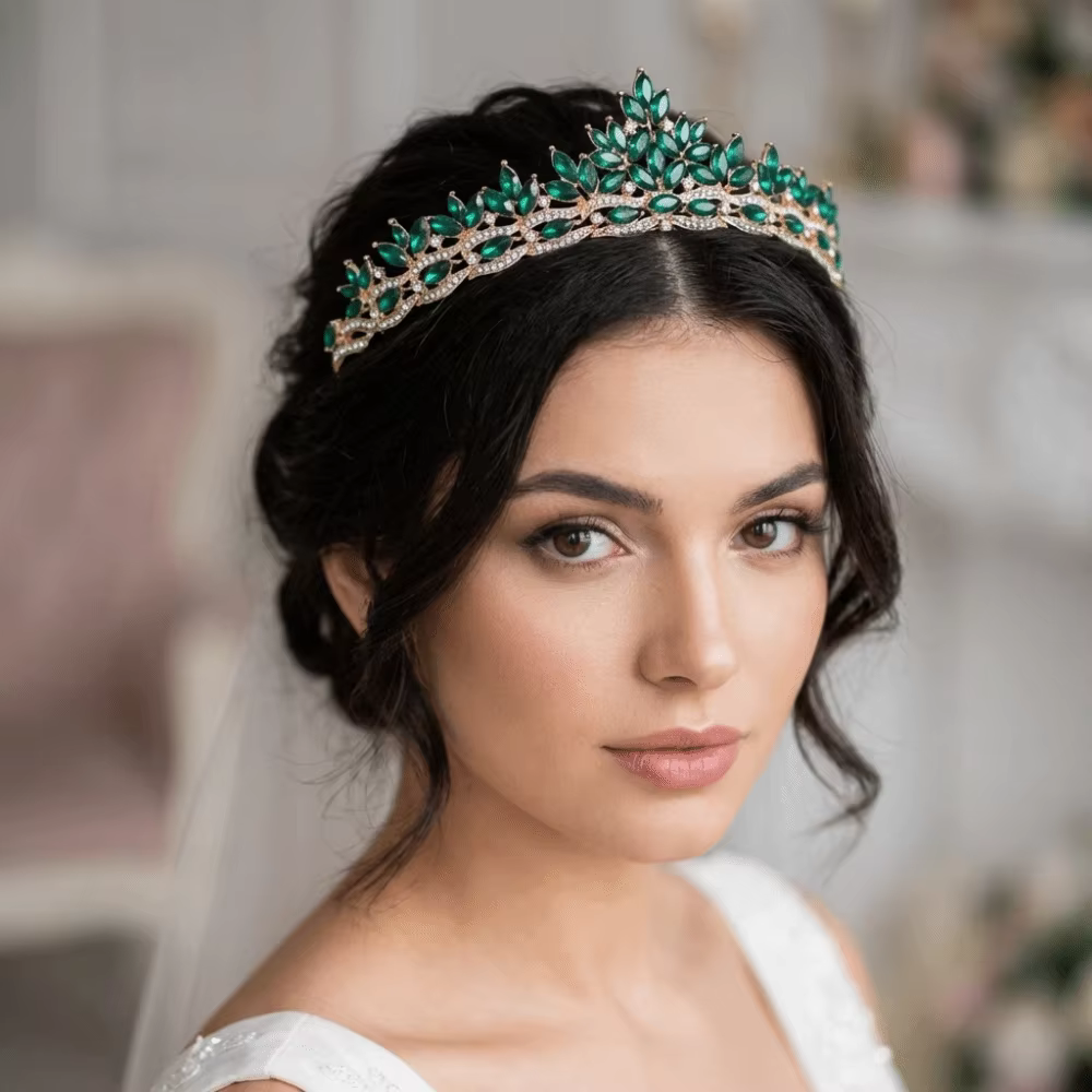 Couronne de cristal baroque étincelante