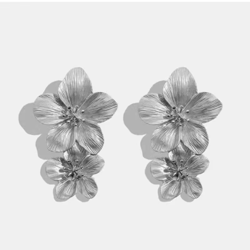 Boucles d'oreilles rétro en alliage pour femmes