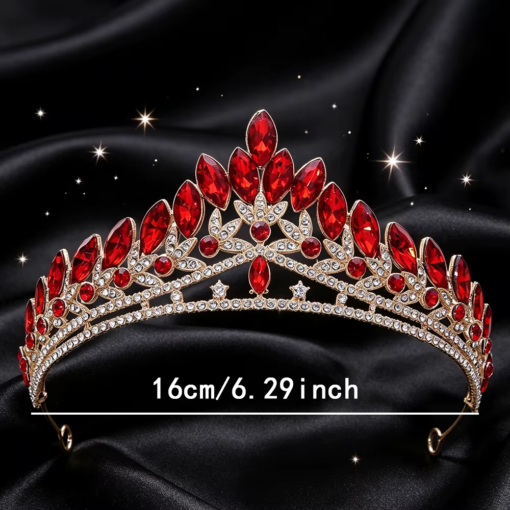 Diadème de mariée baroque à coupe marquise
