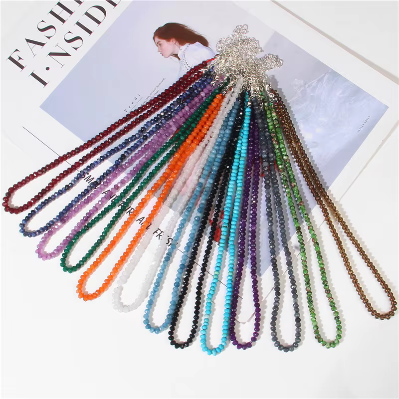 Collier en pierre précieuse brute naturelle pour femme