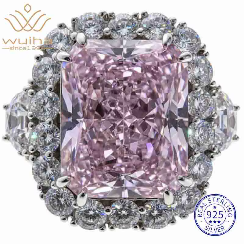 WUIHA – bague de cocktail en argent Sterling 100% 925