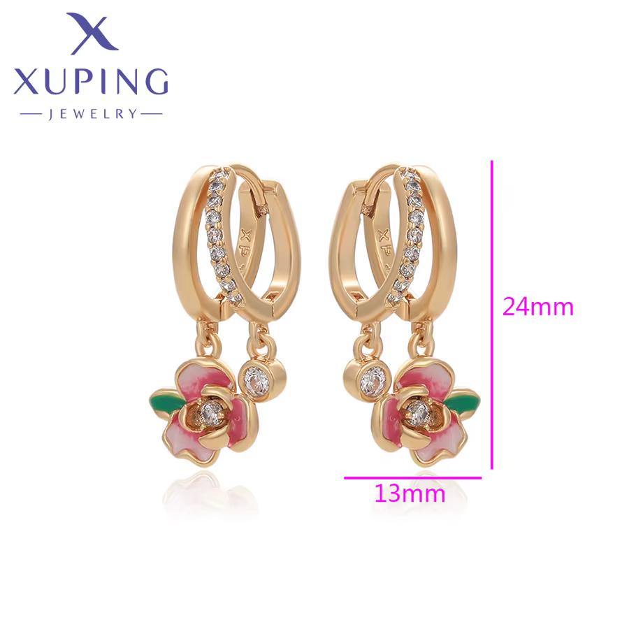 Boucles d'oreilles créoles Xuping Jewelry