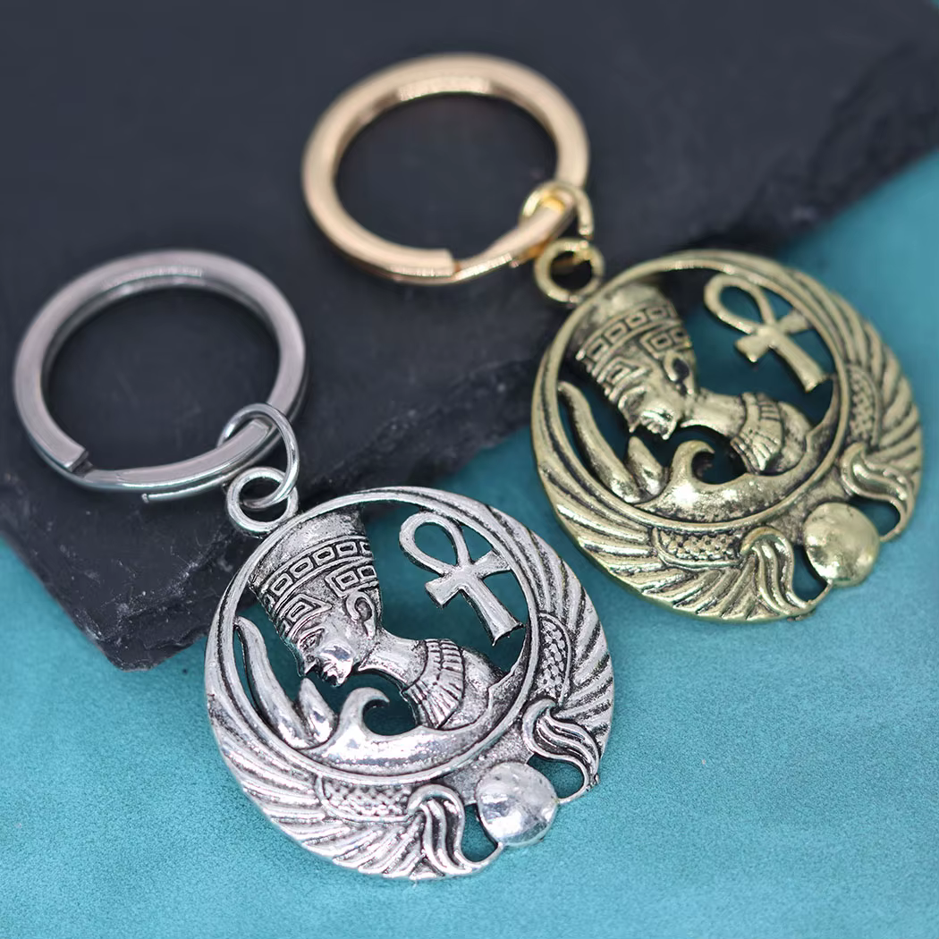 Porte-clés Talisman de la reine égyptienne antique pour femmes