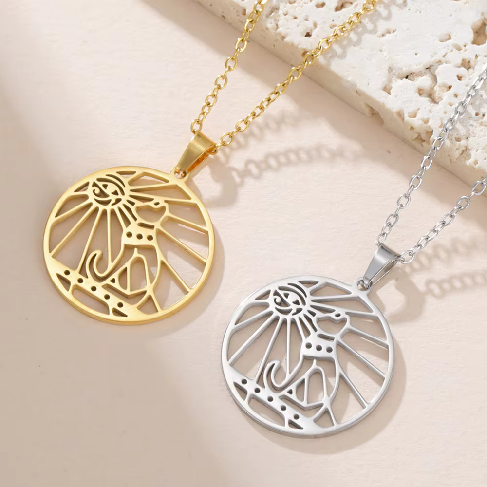 Collier pour femme en acier inoxydable