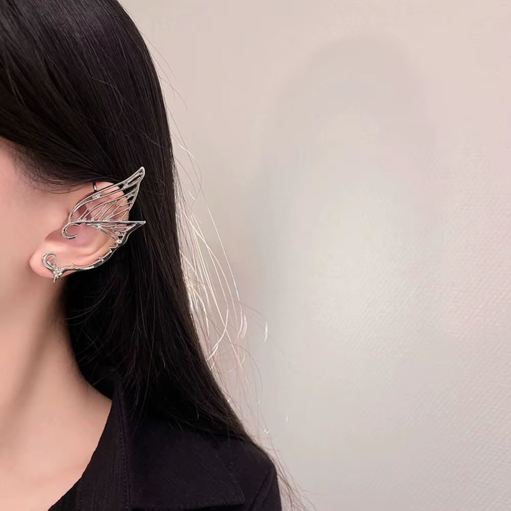 Boucles d'oreilles rétro en alliage couleur or antique