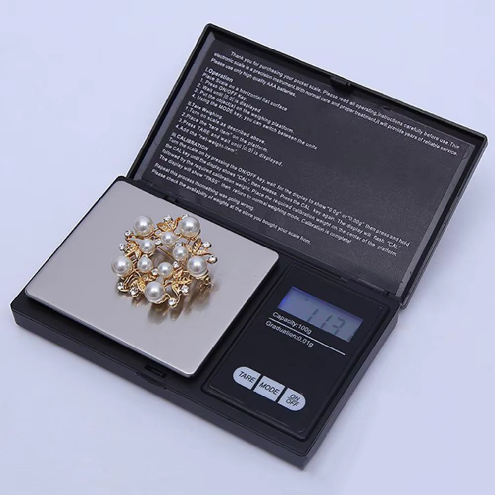100g/0.01g 500g/0.1g Balance à bijoux électronique de poche Mini balances numériques de précision