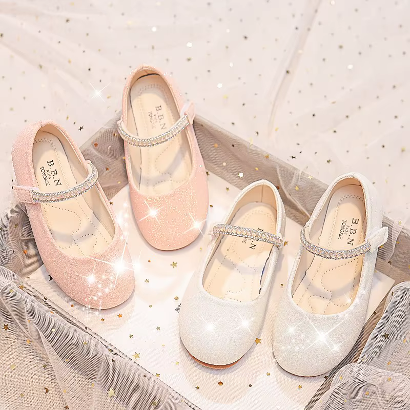 Filles Mary Janes chaussures pour fête mariage enfants princesse