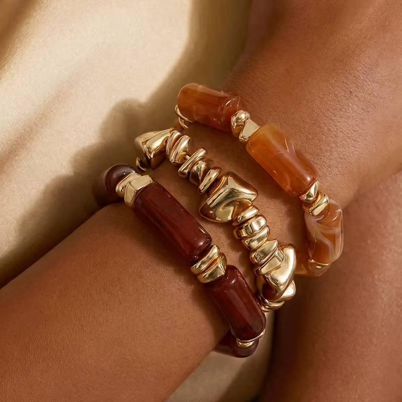 Lot de 1/3 bracelets minimalistes sophistiqués – Luxe léger