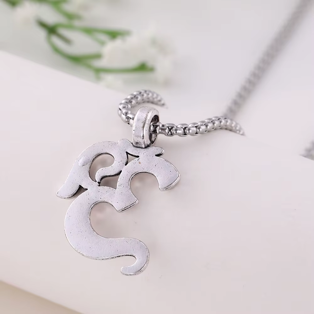 EUEAVAN Collier Pendentif Om Vintage pour Yoga