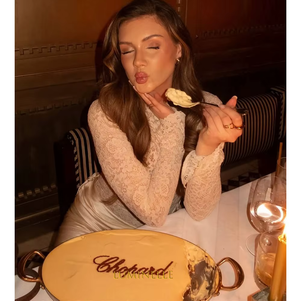 Robes de soirée fourreau en satin et dentelle pour femmes