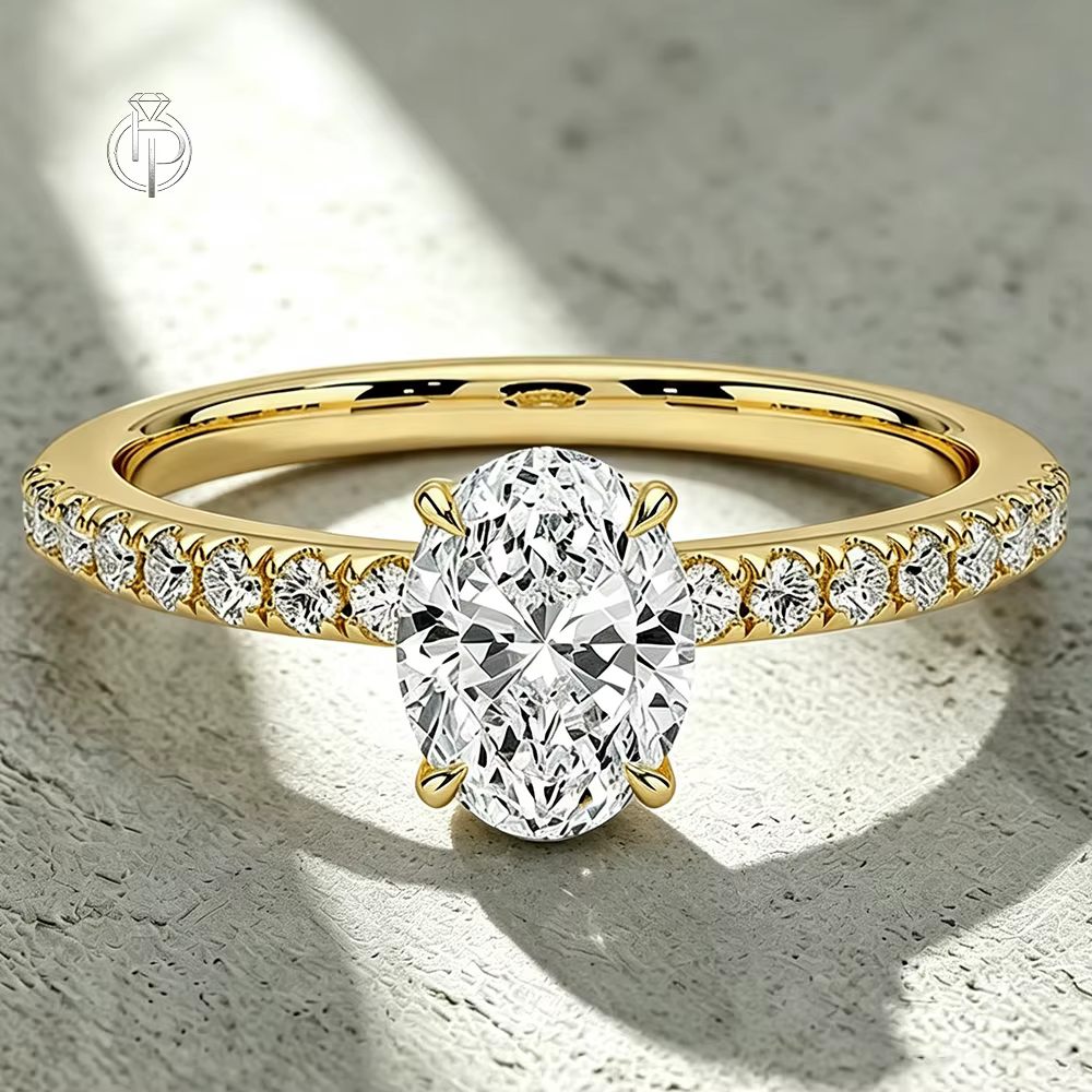 HORRIPAL – bague de fiançailles en Moissanite pour femmes