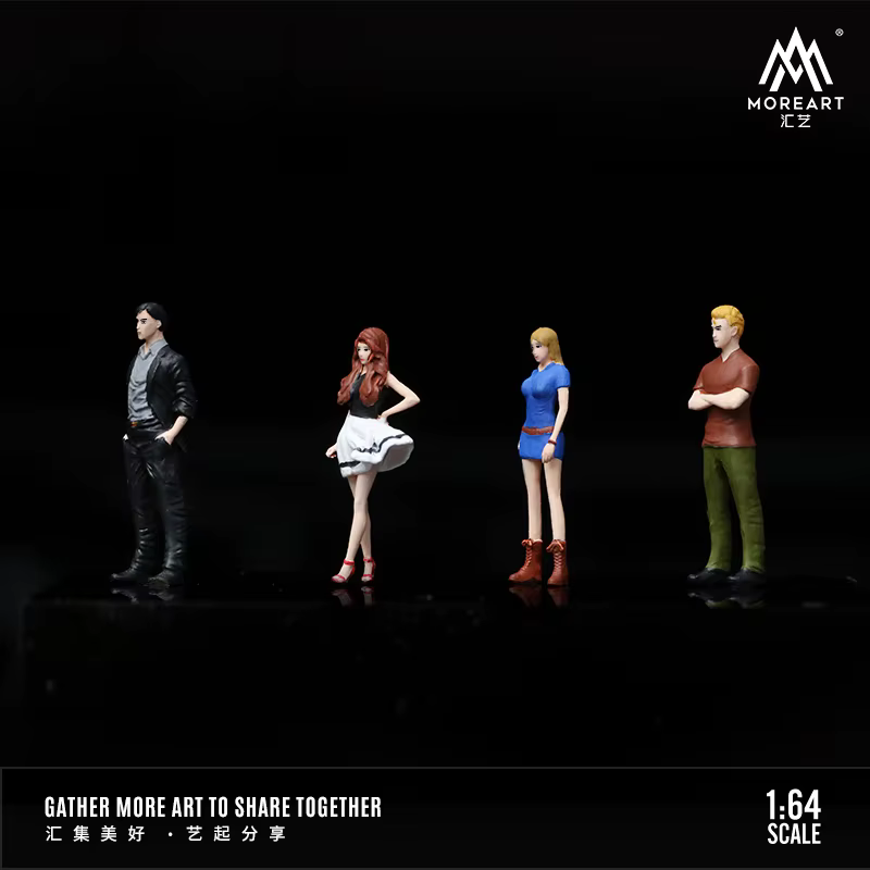 Plus de figurines de personnages Initial D à l'échelle 1:64
