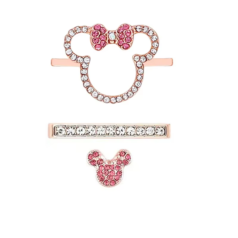Boucles de bracelet de montre en strass de dessin animé