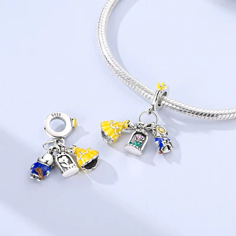 Bracelets et pendentifs DIY en argent sterling 925 véritable