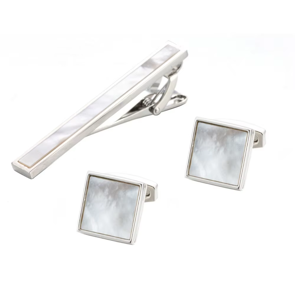 Boutons de manchette à pince à cravate pour tenue formelle pour hommes