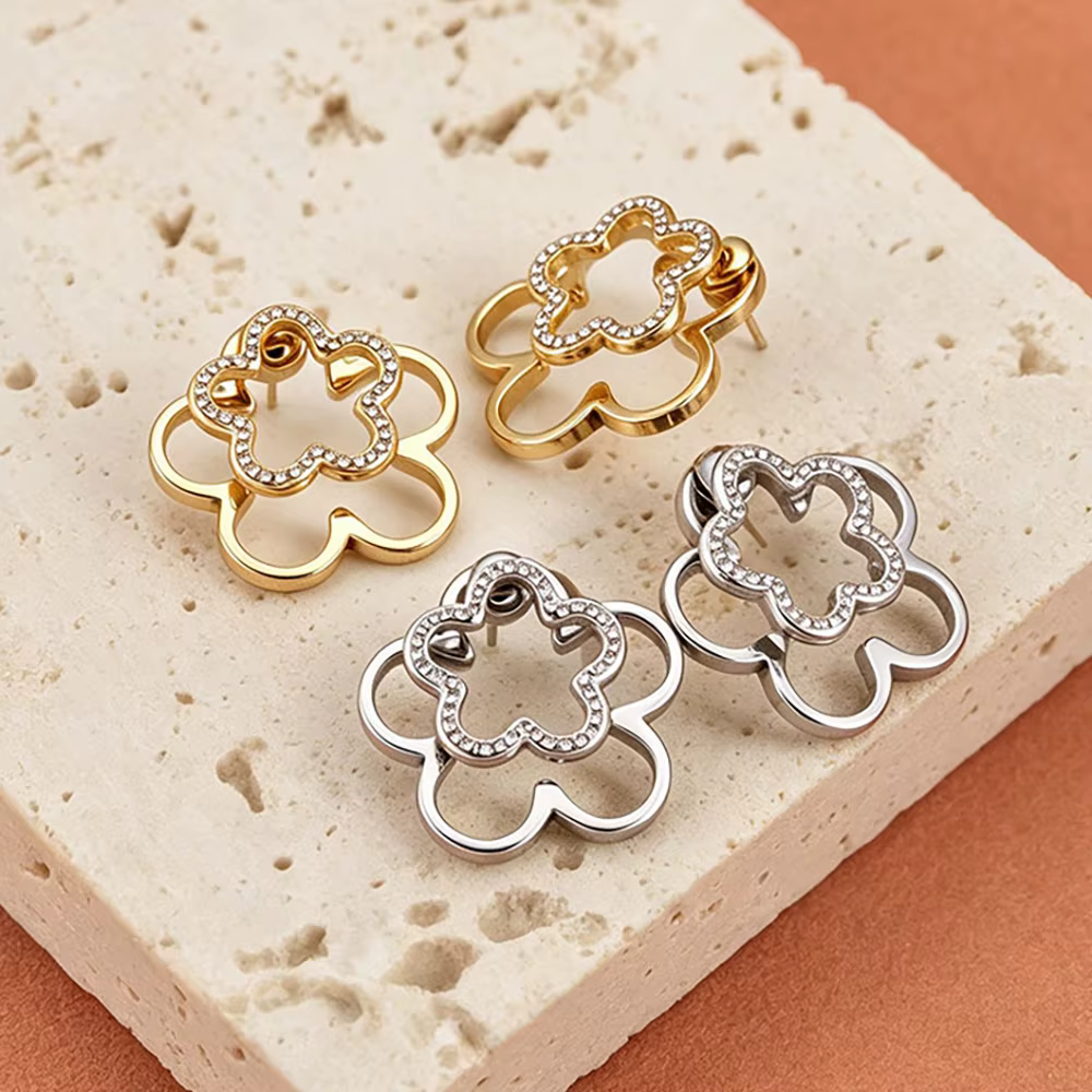 Lokaer – boucles d'oreilles circulaires délicates en Zircon pour femmes