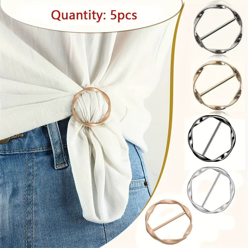Lot de 5 clips pour foulards