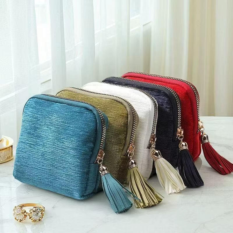 Pochette à bijoux en velours doux