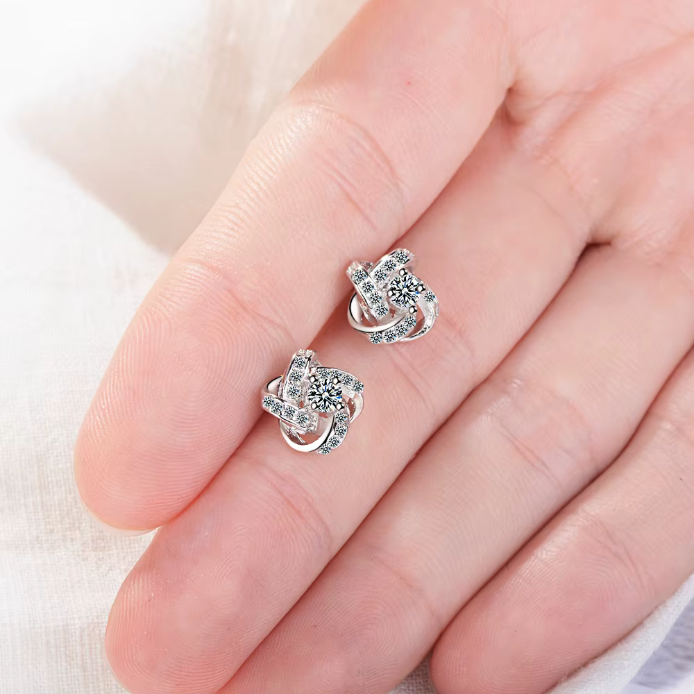 Boucles d'oreilles en argent Sterling 925 pour femmes