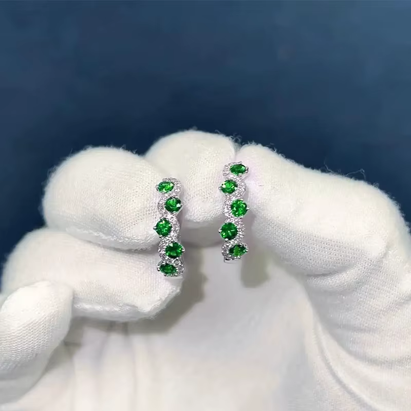 Huitan – boucles d'oreilles créoles délicates pour femmes