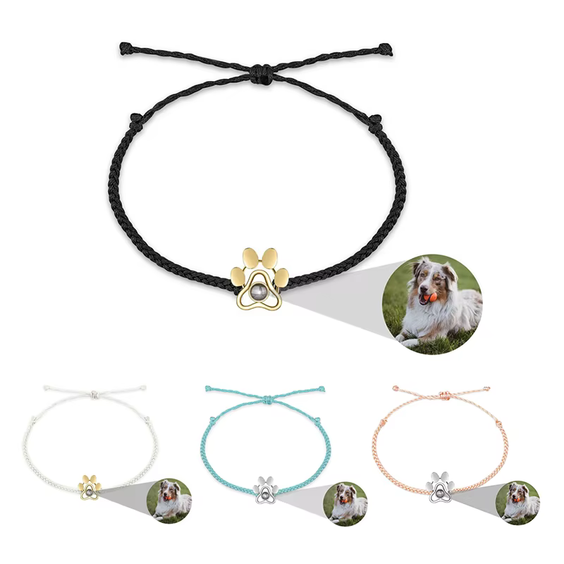 Bracelet Photo personnalisé avec Photo à l'intérieur