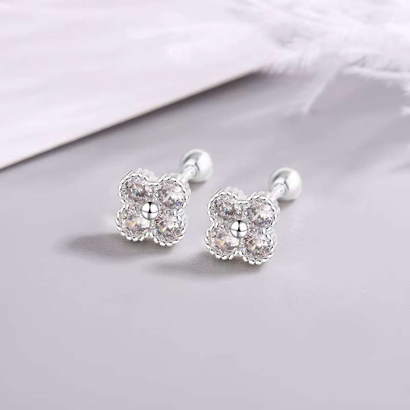Boucles d'oreilles en argent Sterling 925 pour femmes