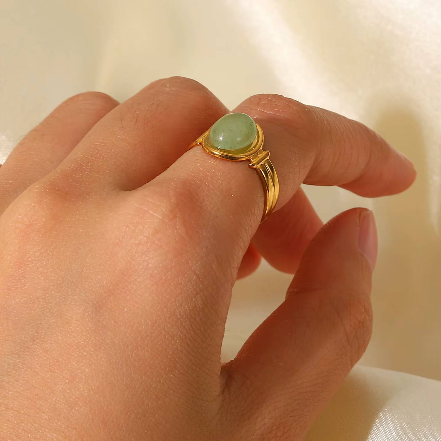 Uworld – bague ouverte en acier inoxydable 2022
