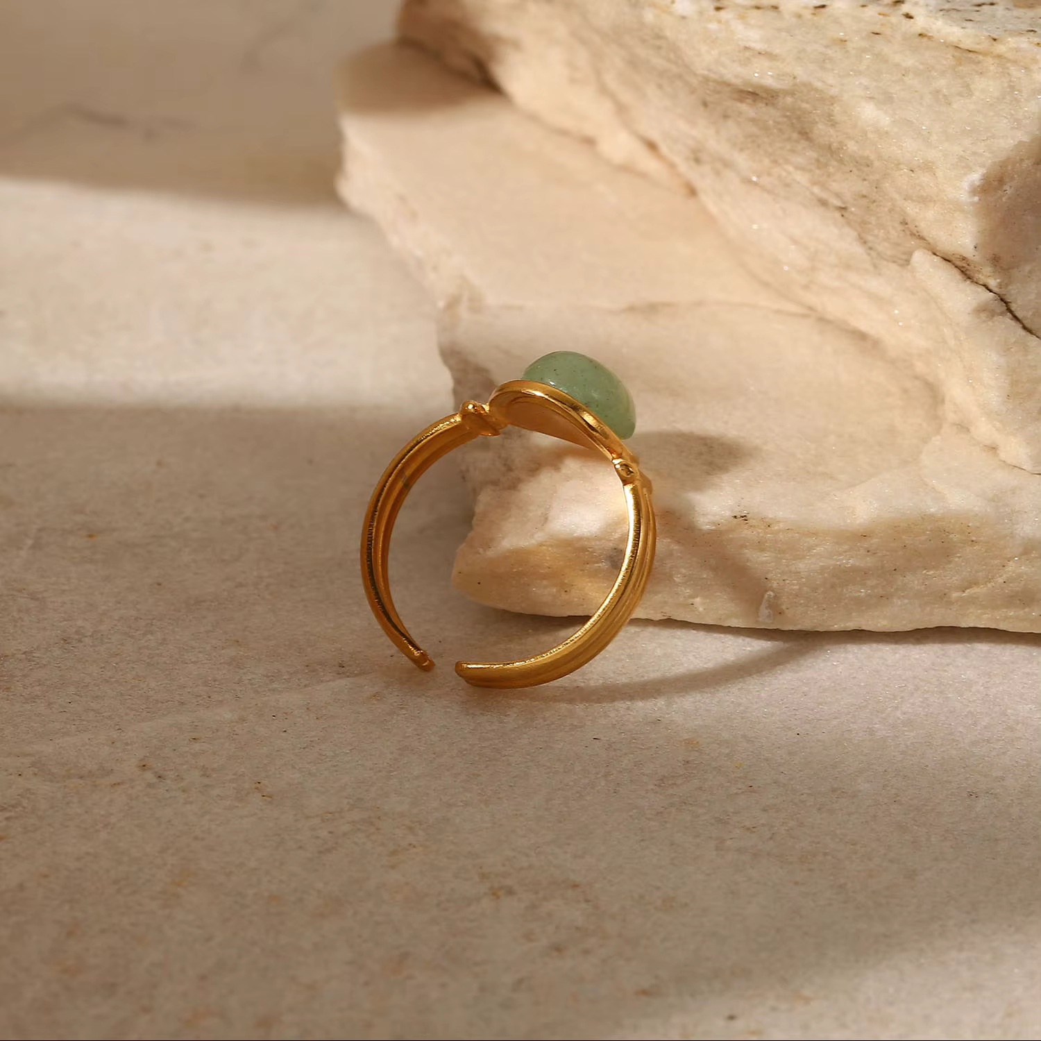 Uworld – bague ouverte en acier inoxydable 2022