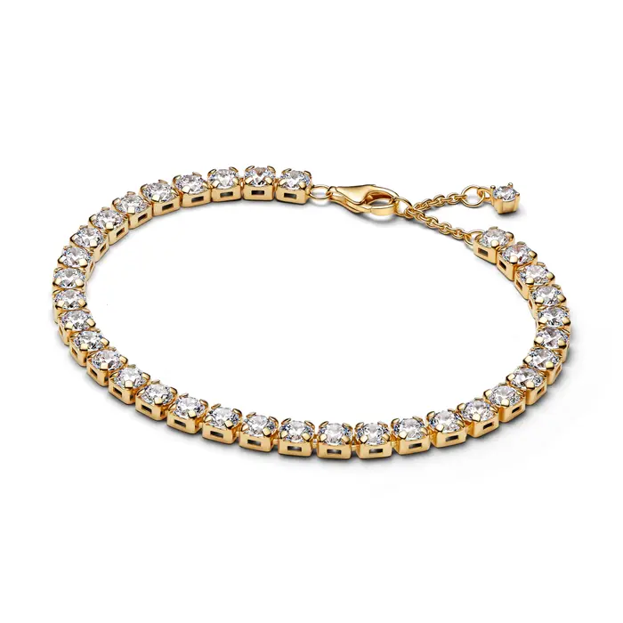 Bracelet en argent sterling 925% de luxe, maille tubulaire ronde en forme de cœur, serti de zircons,