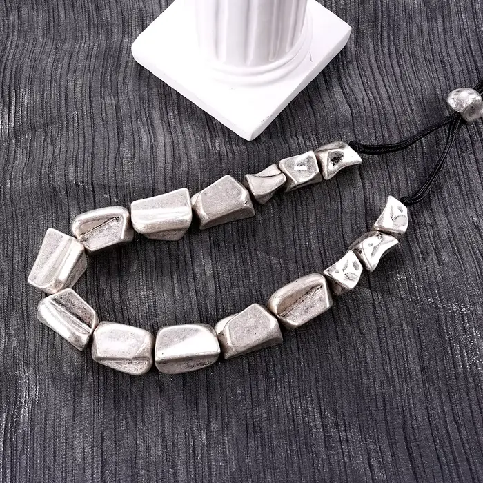 Collier irrégulier Unique marocain pour femmes avec corde réglable, accessoire de clavicule exagérée Vintage à la mode, cadeau