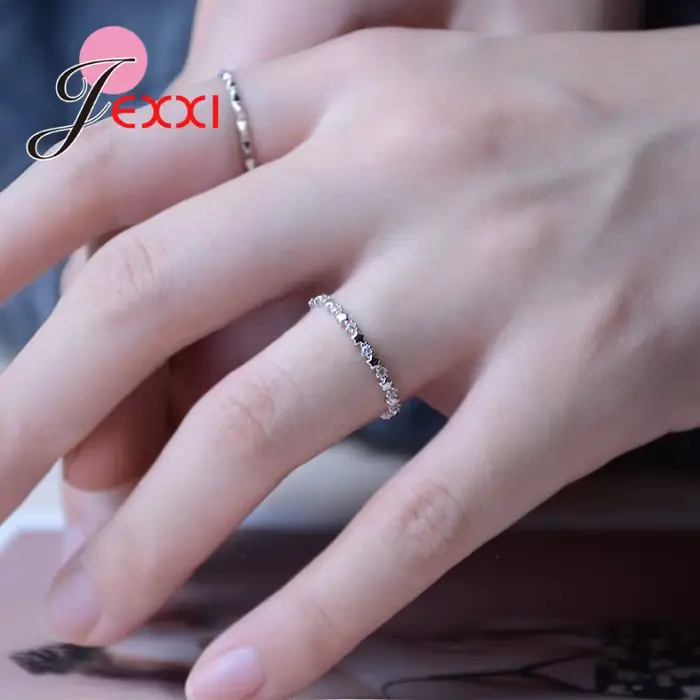 Bague de luxe originale en argent massif 925 pour femmes, bijoux en forme d'étoiles, authentique, avec CZ transparent, cadeau de mariage